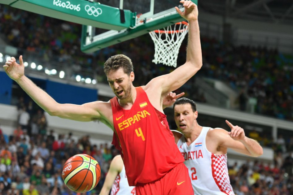 Pau Gasol, jugador de la selección española. Foto: AFP