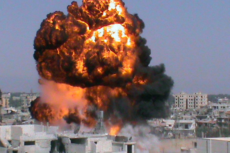 Fuertes combates en Damasco. Foto: AFP