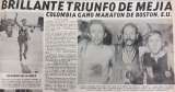 Álvaro Mejía, el repujador de metales que brilló en la Maratón de Boston 1971