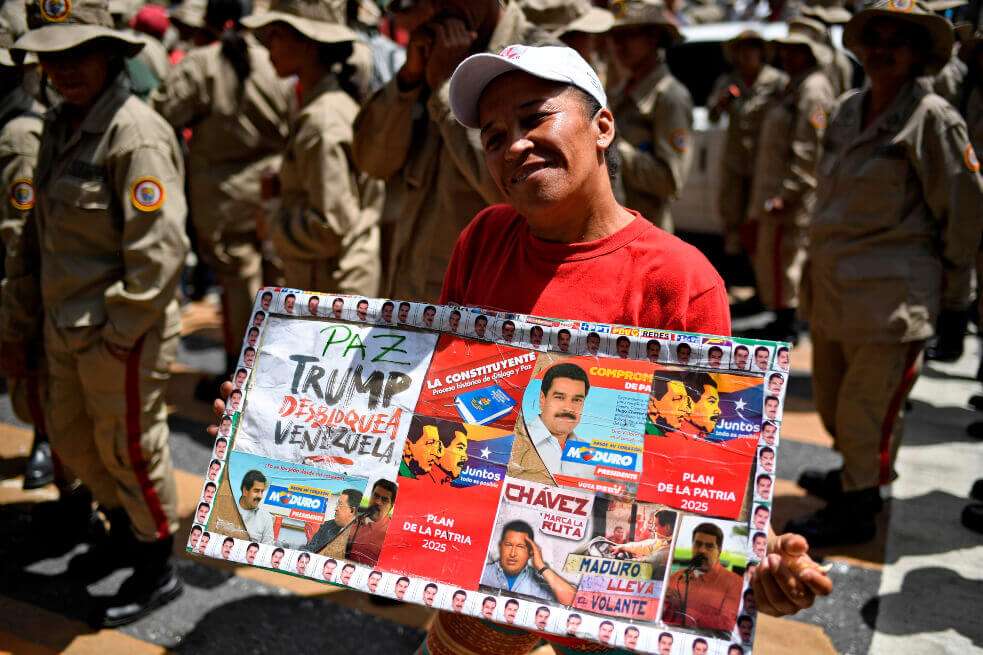 La dictadura de Nicolás Maduro se aferra al poder con el uso de la fuerza, mientras un nuevo intento de diálogo se adelanta sin pena ni gloria. / Foto: AFP
