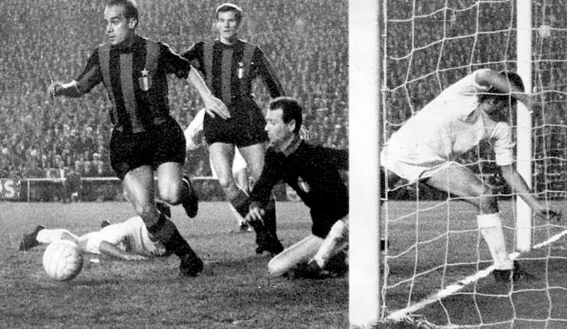 El histórico Inter de Milán que dirigía Helenio Herrera le ganó 3-1 a Real Madrid la final de la Copa de Europa de 1964, en el Praterstadion de Viena.