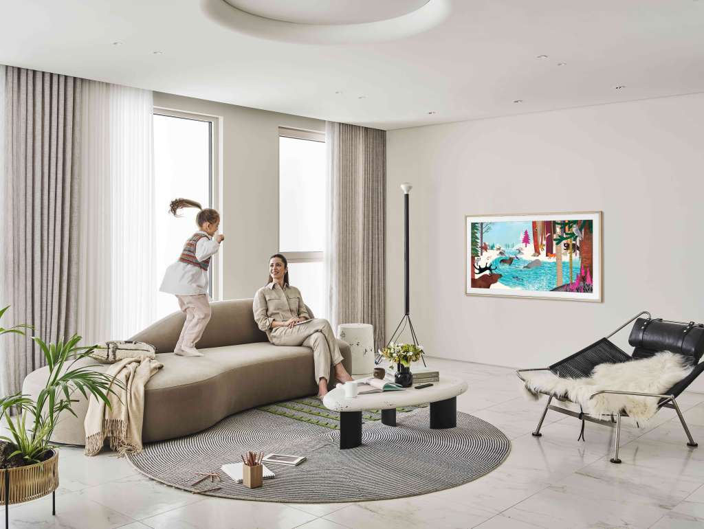Samsung The Frame TV, luce como arte.
