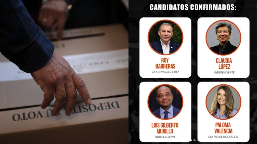 Debate de candidatos presidenciales en El Espectador.