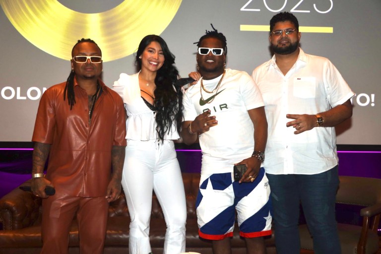 Mr. Black, Xiomy Caballero, Jader Tremendo y Junior Record.