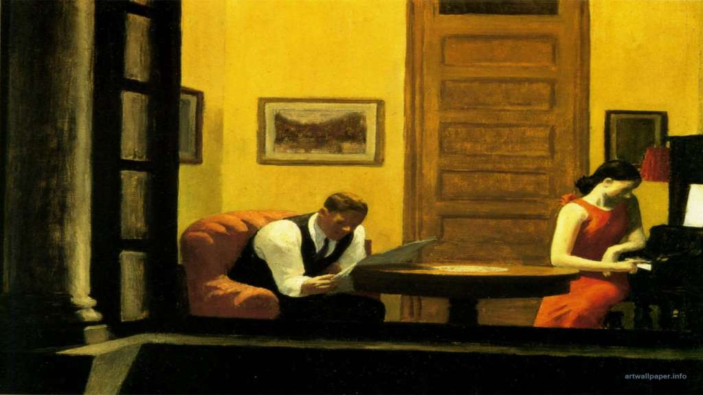 Room in New York, una de las obras emblemáticas de Edward Hopper. / Cortesía
