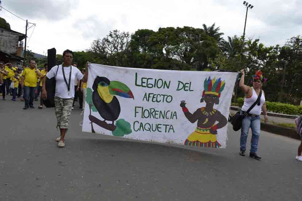 Una de las marchas realizadas durante la semana por la paz en Florencia (Caquetá). / Germán Moreno - Red Prodepaz