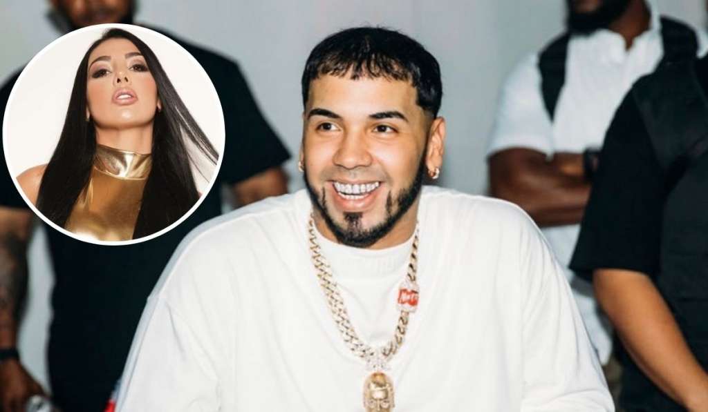 Anuel AA y Marcela Reyes