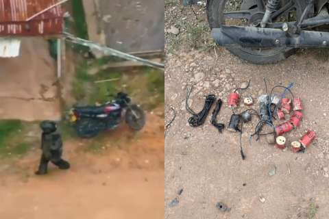 Ejército y Policía frustran atentado con motobomba cerca del hospital de El Plateado (Cauca)