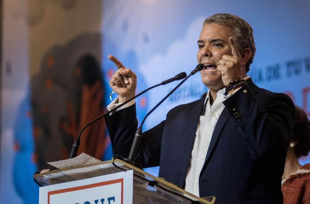 Iván Duque, se proclamó presidente de Colombia este domingo tras recibir el apoyo de más de 10 millones de ciudadanos. / EFE