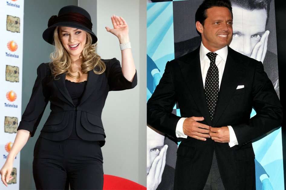 La actriz mexicana Aracely Arámbula y el cantante Luis Migguel.