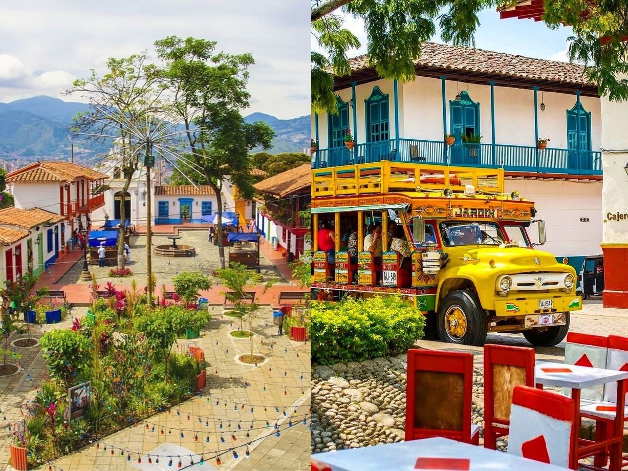 El Pueblito Paisa es una réplica a escala real de un pueblo tradicional antioqueño del siglo XIX.