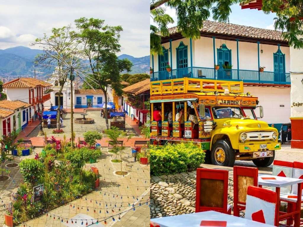 El Pueblito Paisa es una réplica a escala real de un pueblo tradicional antioqueño del siglo XIX.