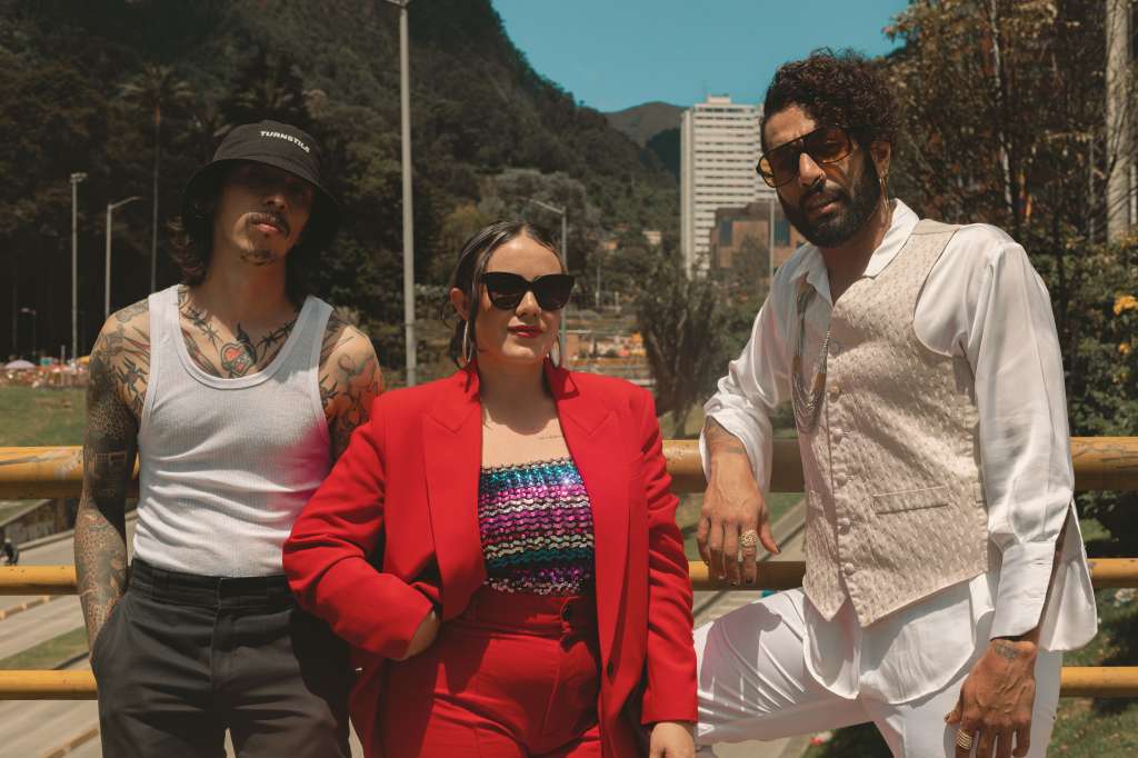 Camilo Toro, Lorena Contento y Miguel Rodríguez, de La Pambelé.