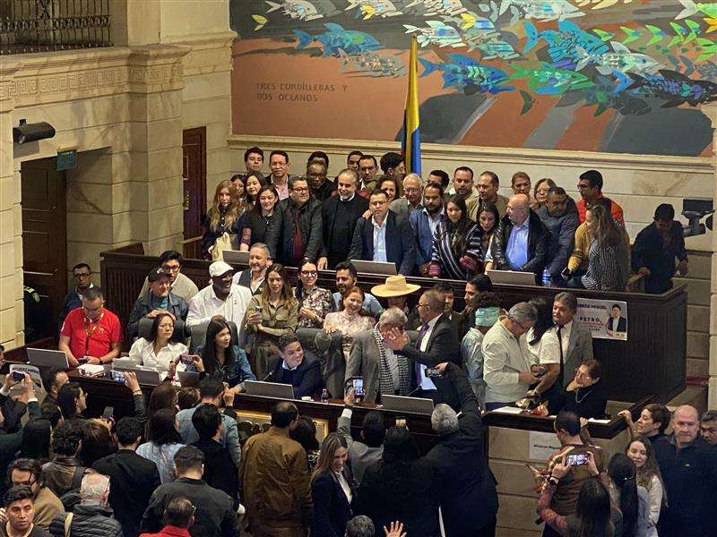 Aprobación de la reforma pensional en la Cámara de Representantes.