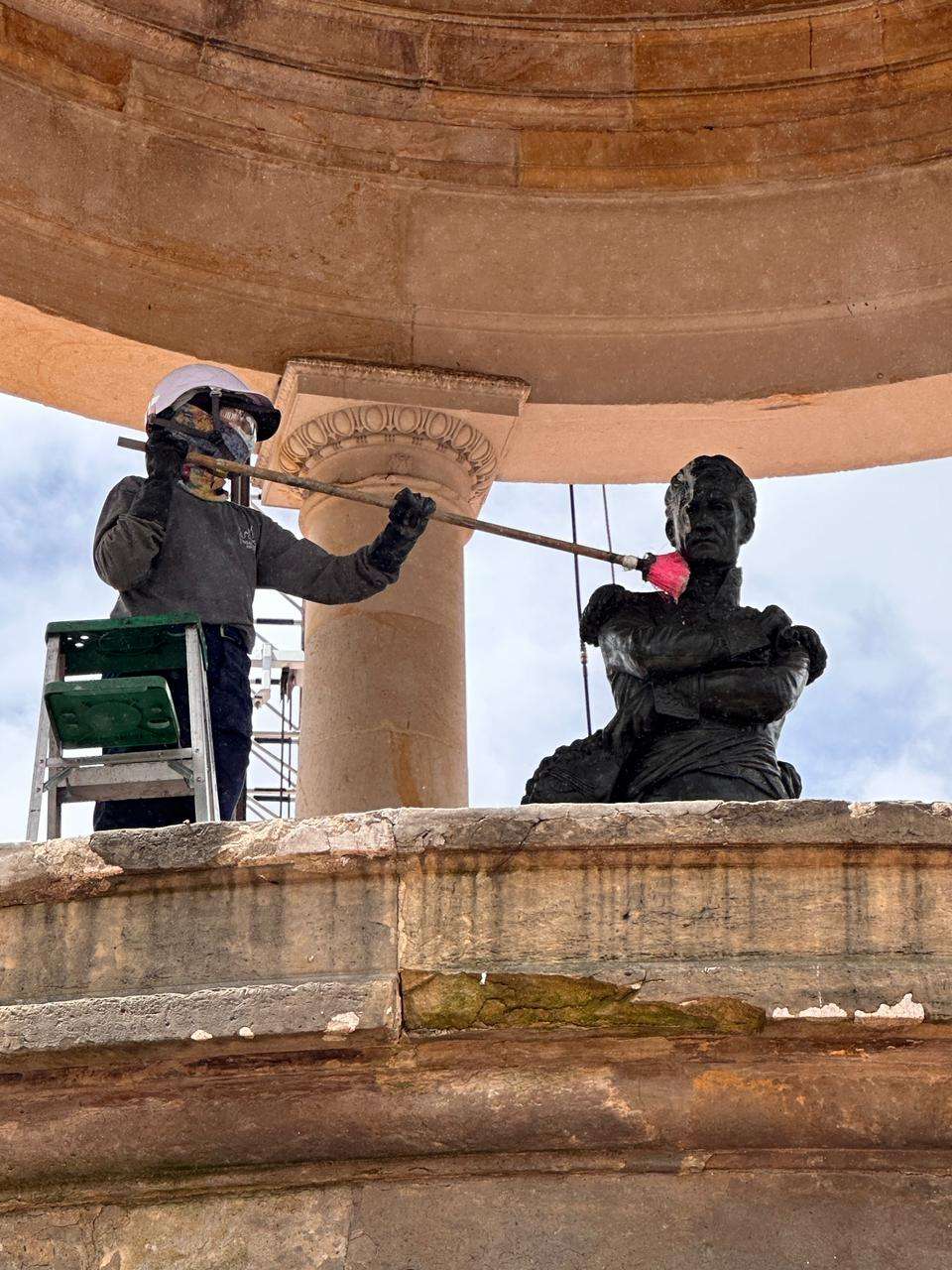 La intervención permitió devolverle al monumento parte de la apariencia con la que fue concebido a finales del siglo XIX.