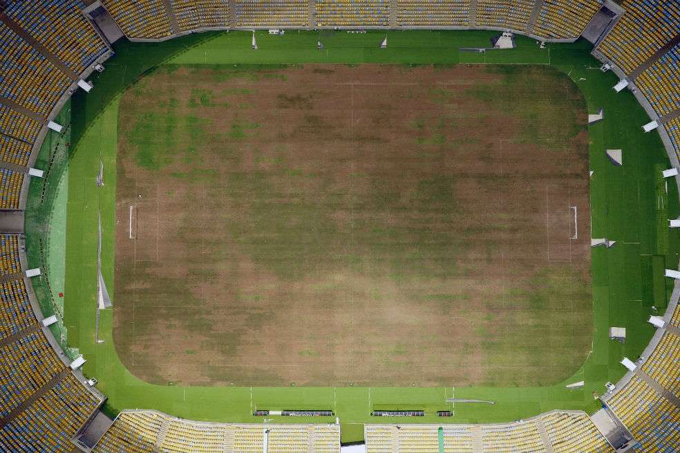 Vista aérea del estadio Maracaná. / AFP