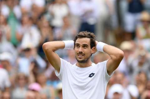 Guido Pella eliminó de Wimbledon al tercer sembrado y finalista en 2017, Marin Cilic