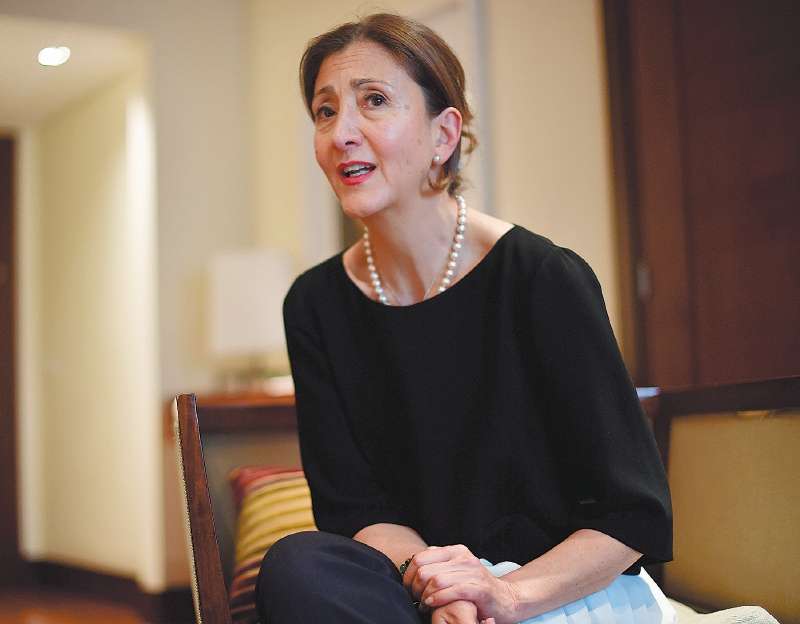Ingrid Betancourt vino a trabajar por la Coalición Centro Esperanza y terminó armando tolda aparte. / Óscar Pérez