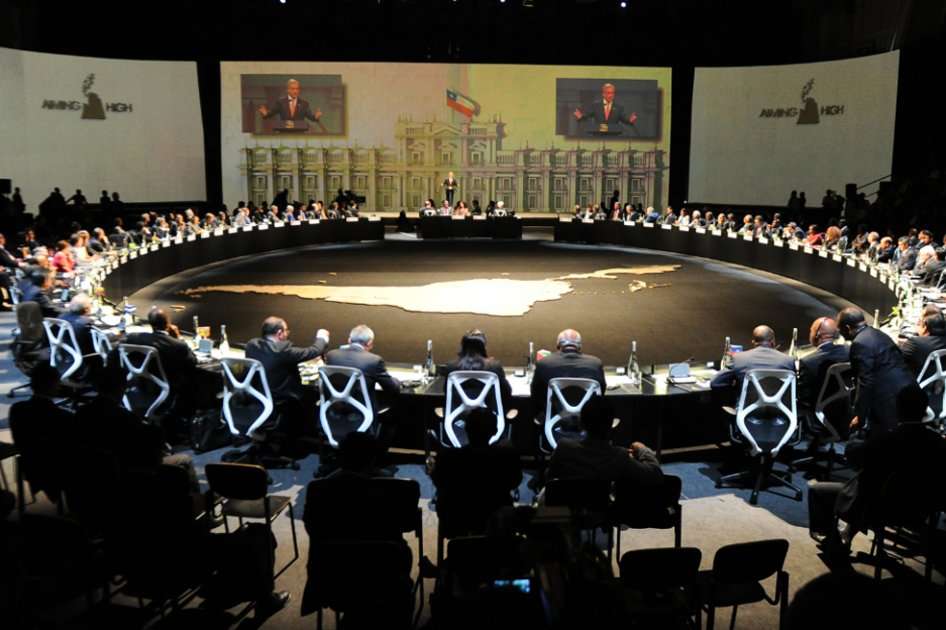 Vista general de la ceremonia de inauguración de la Cumbre de la Comunidad de Estados Latinoamericanos y Caribeños (Celac).