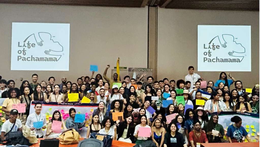 Algunos de los jóvenes que llegaron hasta Cali para participar en el Encuentro de Jóvenes del Sur Global.