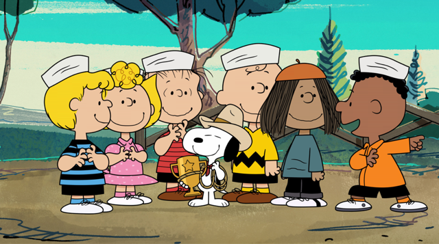 De campamento con Snoopy