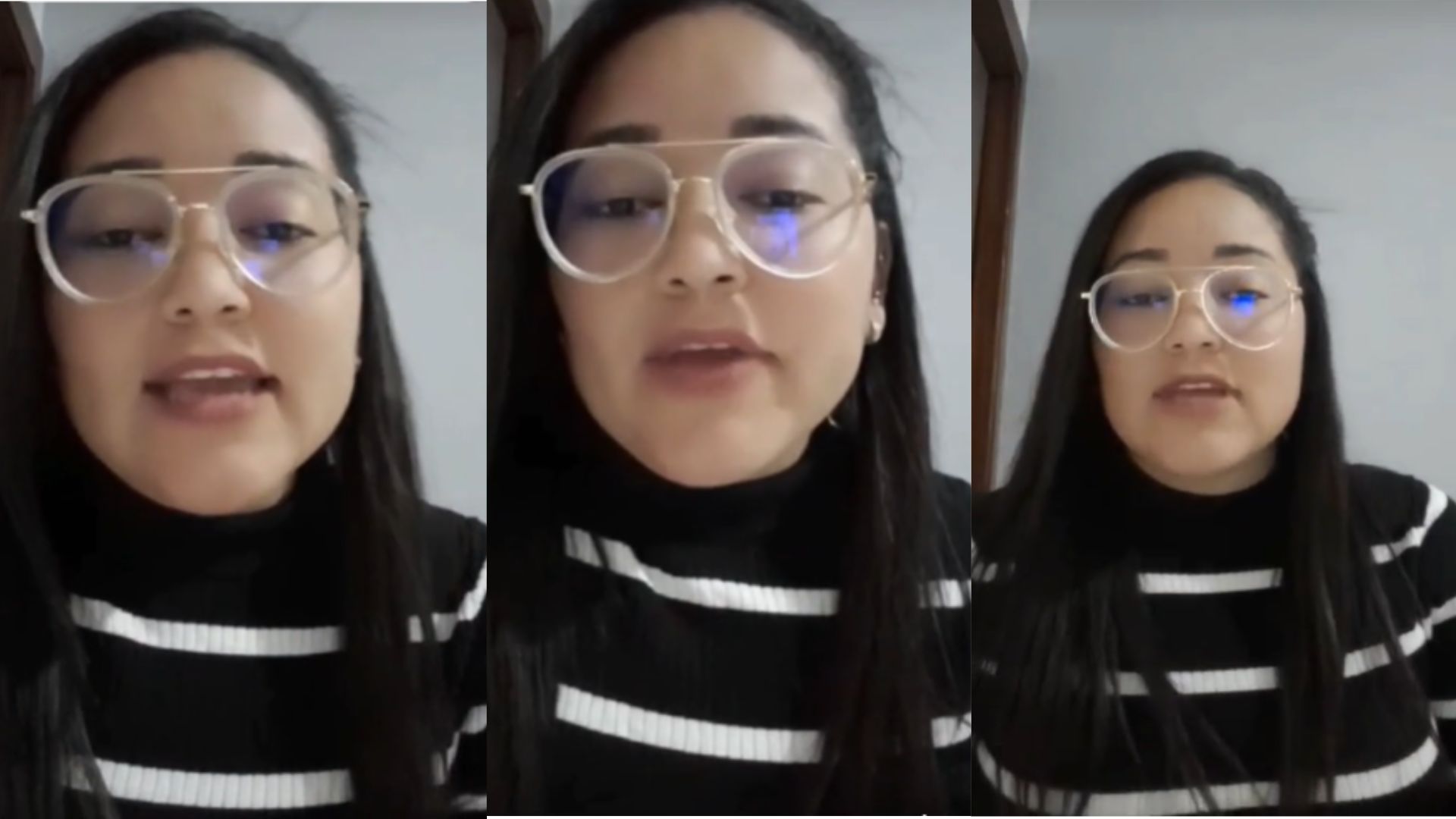 La mujer se llama Katerin y aunque reside en Europa, volvía de unas vacaciones en Colombia, luego de seis años sin ver a su familia.