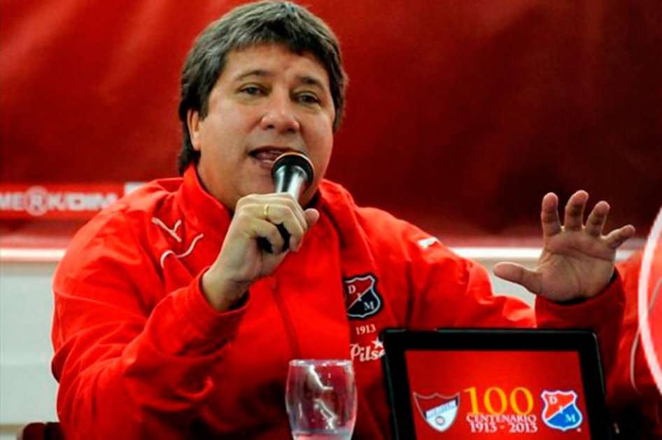 Hernán Darío Gómez, DT de Medellín. Foto: EFE