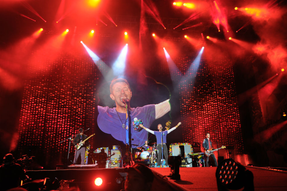 Hace un poco más de tres años, Coldplay se presentó en vivo en Bogotá. / Cristian Garavito - El Espectador