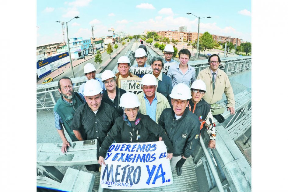 La veeduría ciudadana Vecinos y Vecinas del Metro convocará a una marcha con la consigna “Metro ya”. / Cristian Garavito