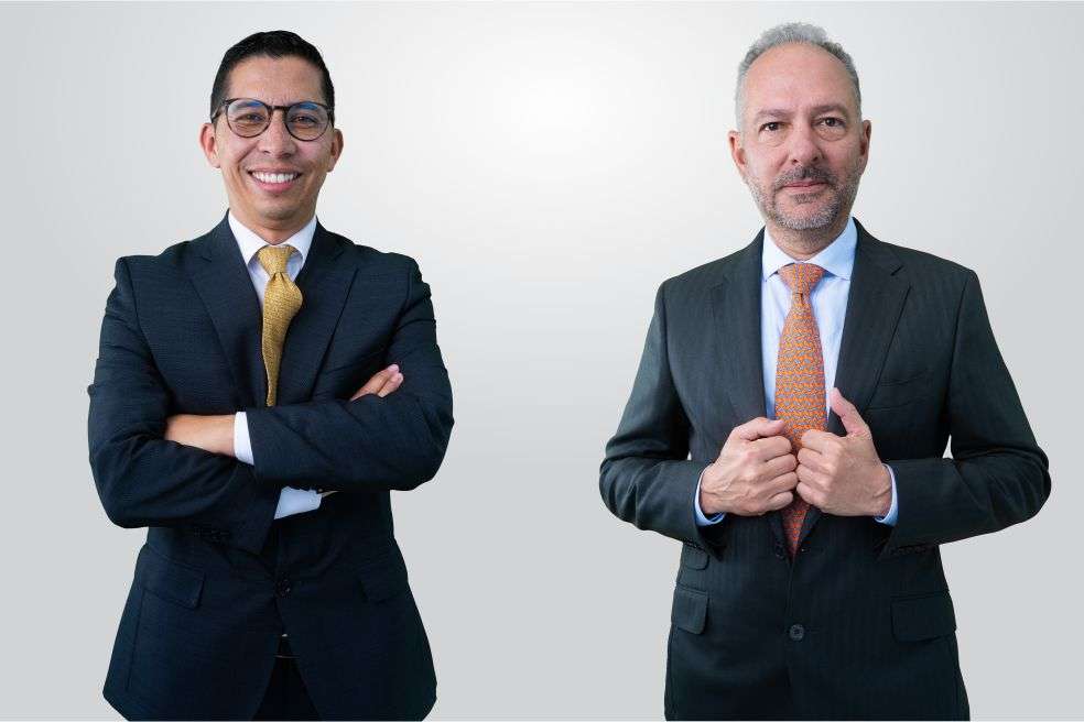 Dr. Iván Mojica y Dr. Julio Sanin Dirección médica científica de SYNLAB Colombia.