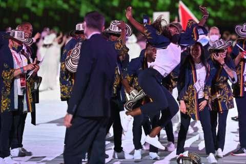 En imágenes: Así fue el desfile de Colombia en la inauguración de los Olímpicos