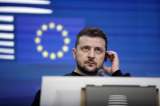 Zelenski, recibido como un héroe en el Parlamento Europeo en Bruselas