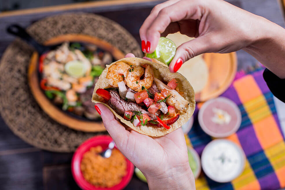 Las tradicionales fajitas mexicanas  / Foto: Cortesía
