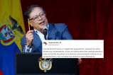 Petro respalda a Cecilia Orozco por señalamientos de exviceministro Ricardo Díaz