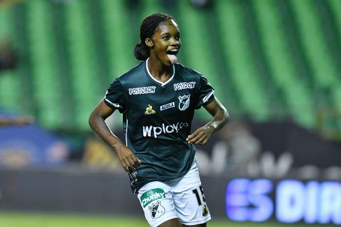 Linda Caicedo, la joven goleadora y figura del Deportivo Cali, campeón de Colombia.