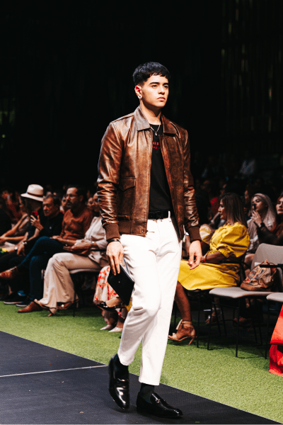 Mario Hernández inauguró el Santander Fashion Week con El Camino