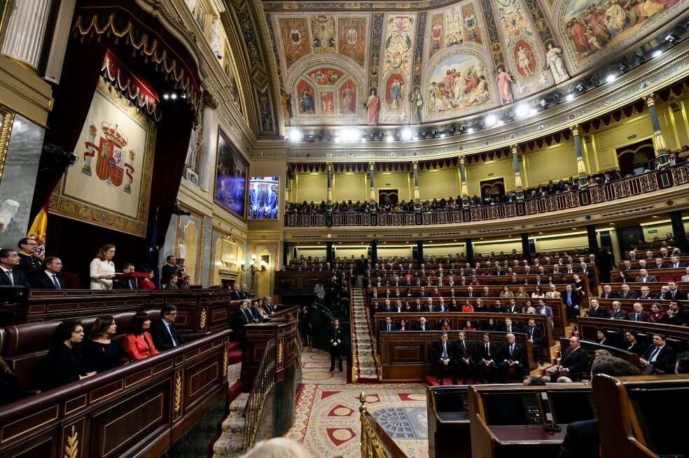 Parlamento español. / AFP