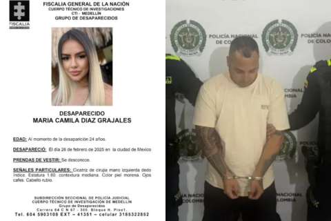 Capturan a hombre que dirigiría la red de trata de la que fue víctima María Camila Díaz