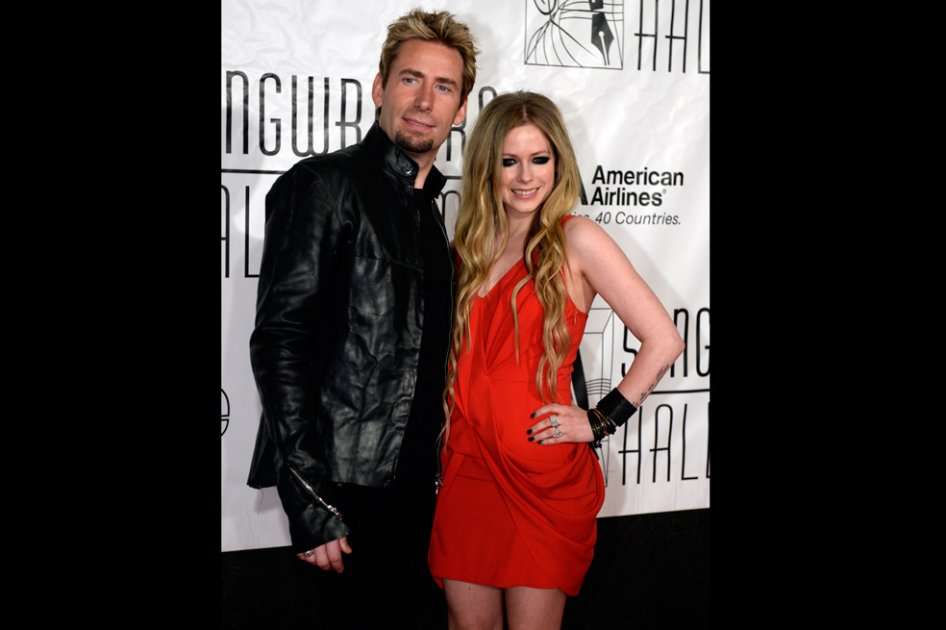 Chad Kroeger y Avril Lavigne.