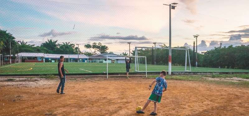 En el centro poblado hay al menos 135 niños y jóvenes. La comunidad busca que se construya una institución educativa allí.