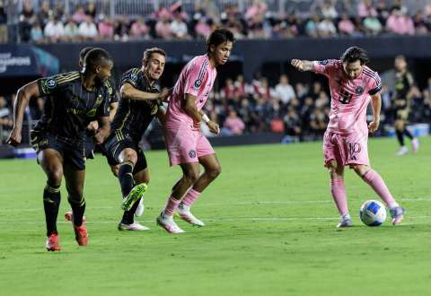 Messi volvió a ser héroe: doblete y remontada del Inter en Concacaf Champions