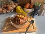 Torta veteada de banano y chocolate: esponjosa, fácil y deliciosa