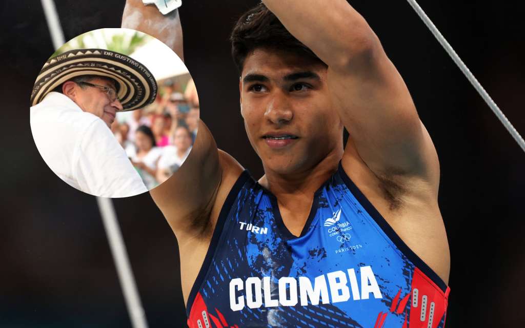 Ángel Barajas, medallista de plata de Colombia en los Juegos Olímpicos de París 2024.
