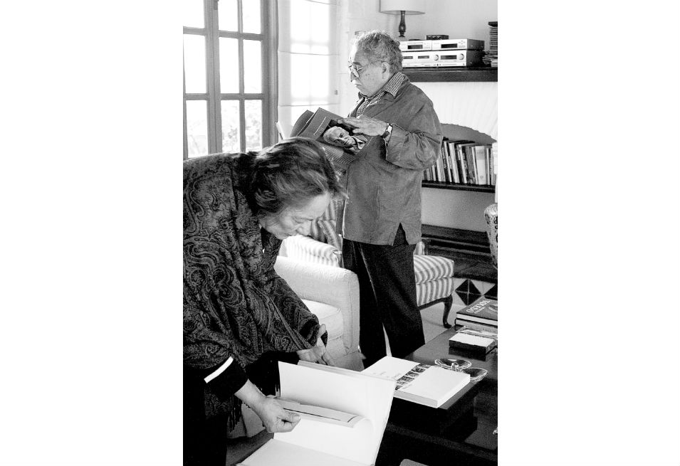 Gabriel García Márquez y su mujer, Mercedes Marcha, quien fue fundamental para que los periodistas catalanes Manresa y Ayén pudieran entrevistar al autor de Cien años de soledad.  / Kim Manresa y Xavi Ayén