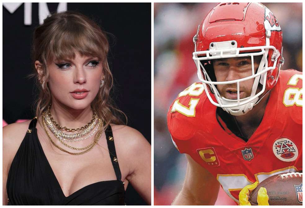 Taylor Swift y Travis Kelce, fotografías de EFE.
