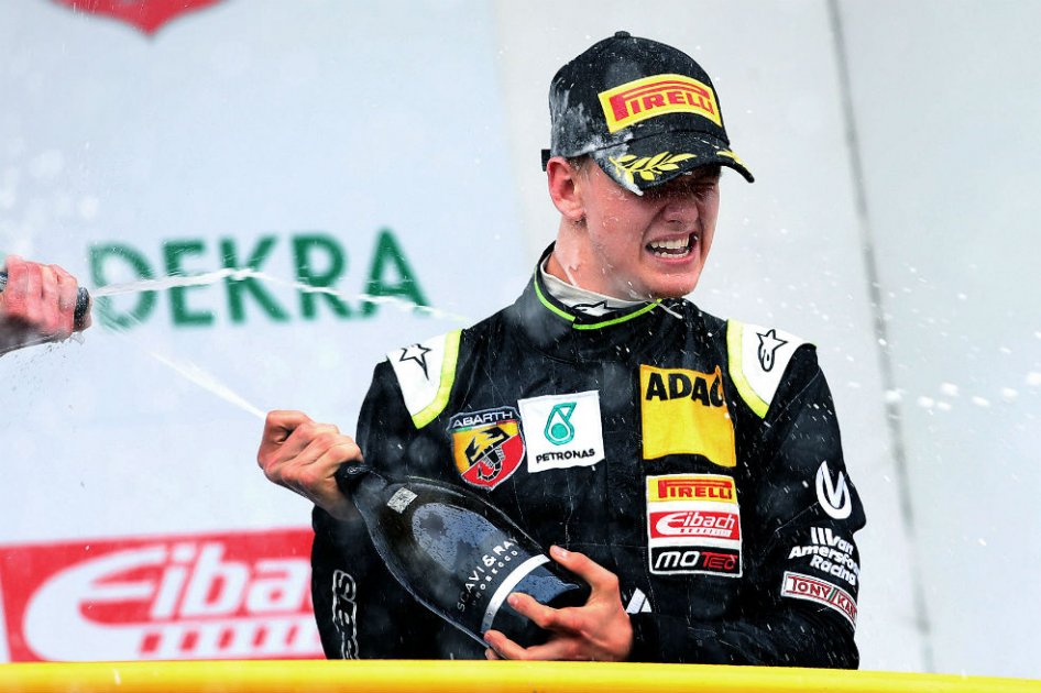 Mick Schumacher, hijo del pentacampeón de F1. Foto: AFP
