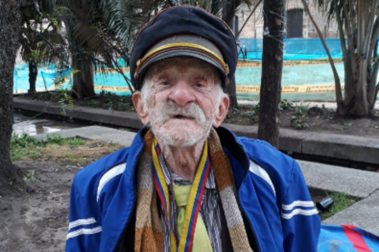 El general Sandua, el habitante de calle más longevo de Bogotá