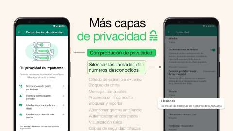 WhatsApp: así puede silenciar llamadas de desconocidos y comprobar la privacidad