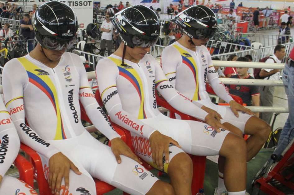 Selección Colombia de Pista debutará el miércoles en el Mundial de París. Foto: Federación Colombiana de Ciclismo