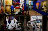 "SuperPutin": así representan algunos artistas rusos al mandatario